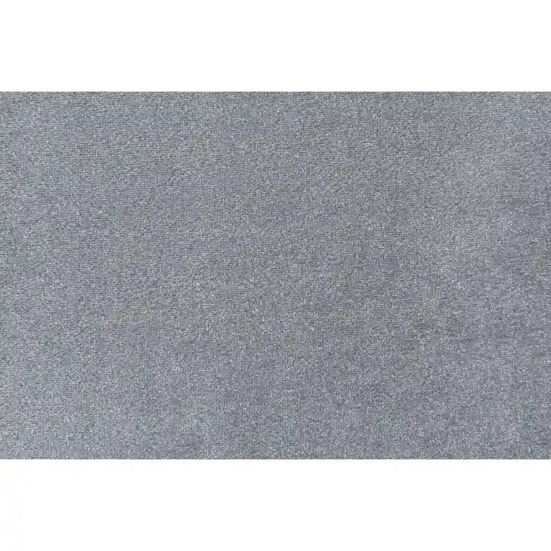 Mesita de noche Glam gris de 3 cajones con acabado de terciopelo, para 1