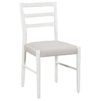 Juego de comedor extensible de 7 piezas de madera natural lavado / marrón+blanco, con capacidad para hasta 8 personas