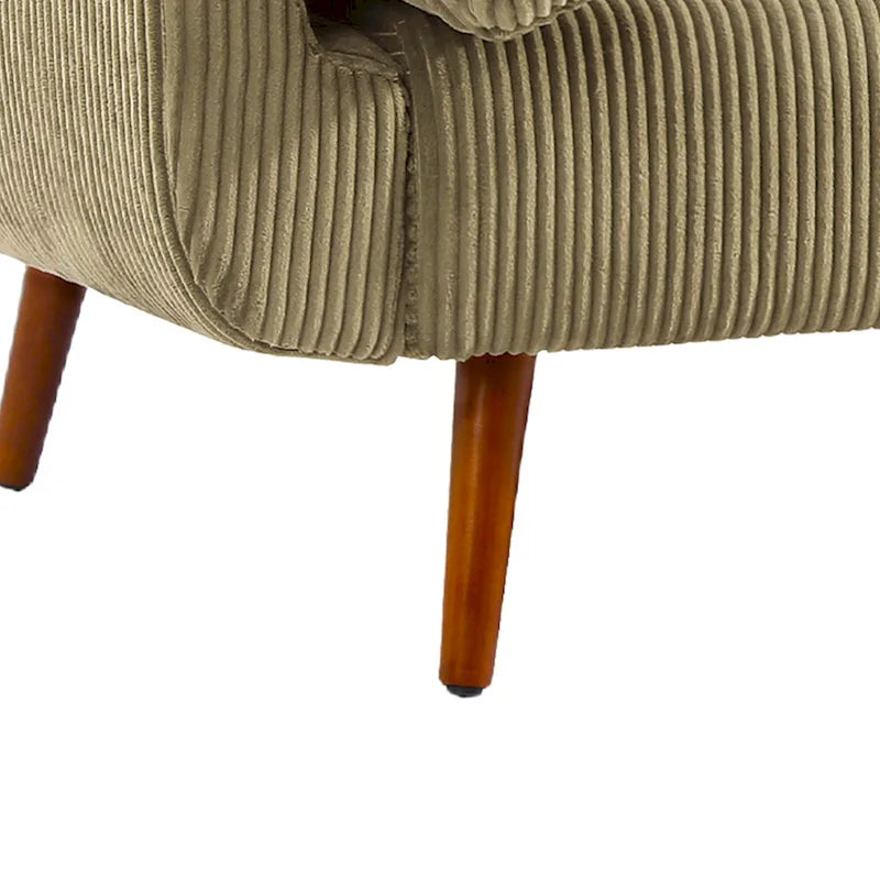Sofá cama convertible de 2 plazas de pana – Verde / Azul marino / Gris / Beige / Caqui