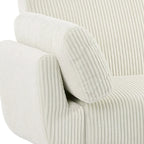 Sofá cama convertible de 2 plazas de pana – Verde / Azul marino / Gris / Beige / Caqui