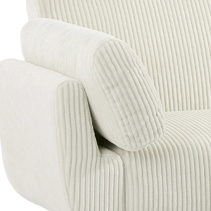 Sofá cama convertible de 2 plazas de pana – Verde / Azul marino / Gris / Beige / Caqui