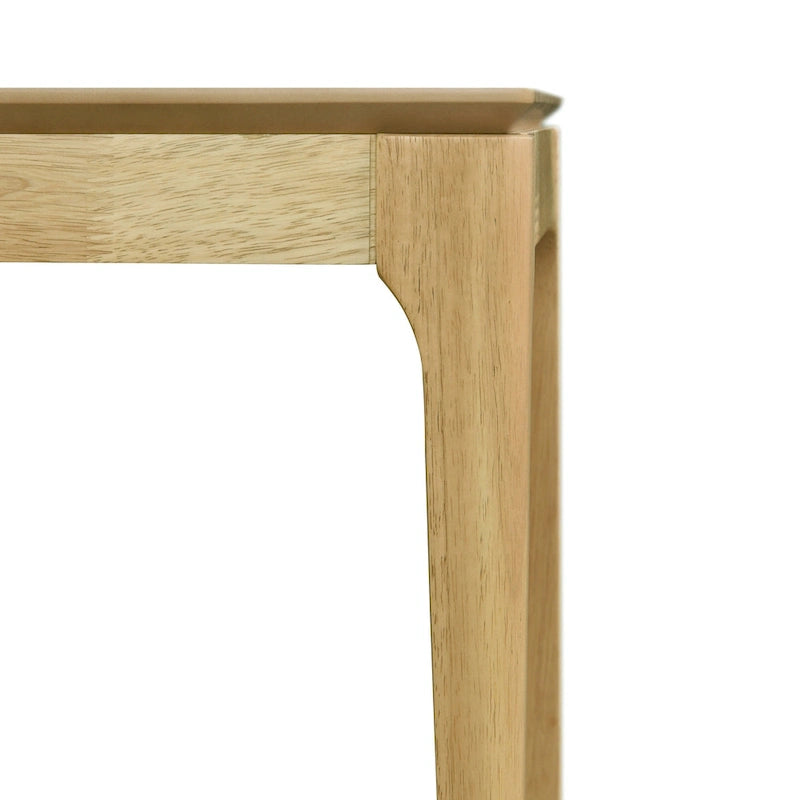 Mesa de centro para 2 personas, rectangular, de roble natural/nogal multicolor