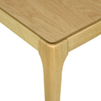Mesa de centro para 2 personas, rectangular, de roble natural/nogal multicolor