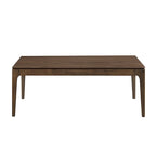 Mesa de centro para 2 personas, rectangular, de roble natural/nogal multicolor