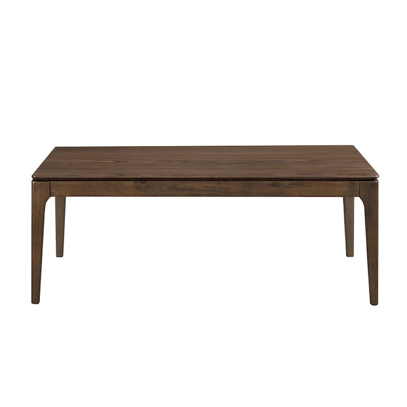Mesa de centro para 2 personas, rectangular, de roble natural/nogal multicolor