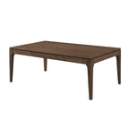 Mesa de centro para 2 personas, rectangular, de roble natural/nogal multicolor