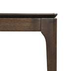 Mesa de centro para 2 personas, rectangular, de roble natural/nogal multicolor