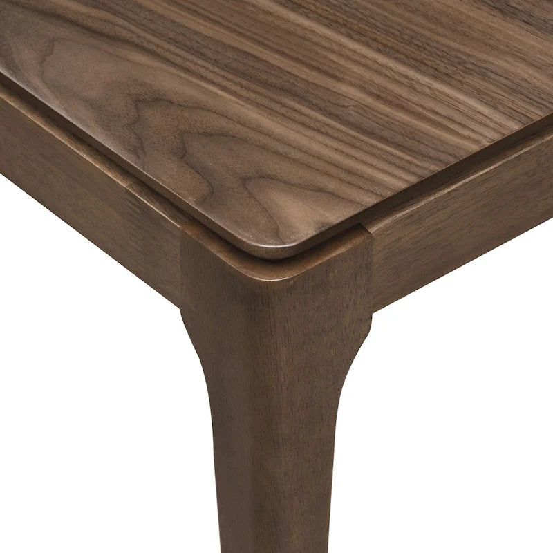 Mesa de centro para 2 personas, rectangular, de roble natural/nogal multicolor