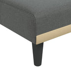Sofá Cama en L Gris Oscuro, Convertible en 3 Posiciones, 2 Plazas