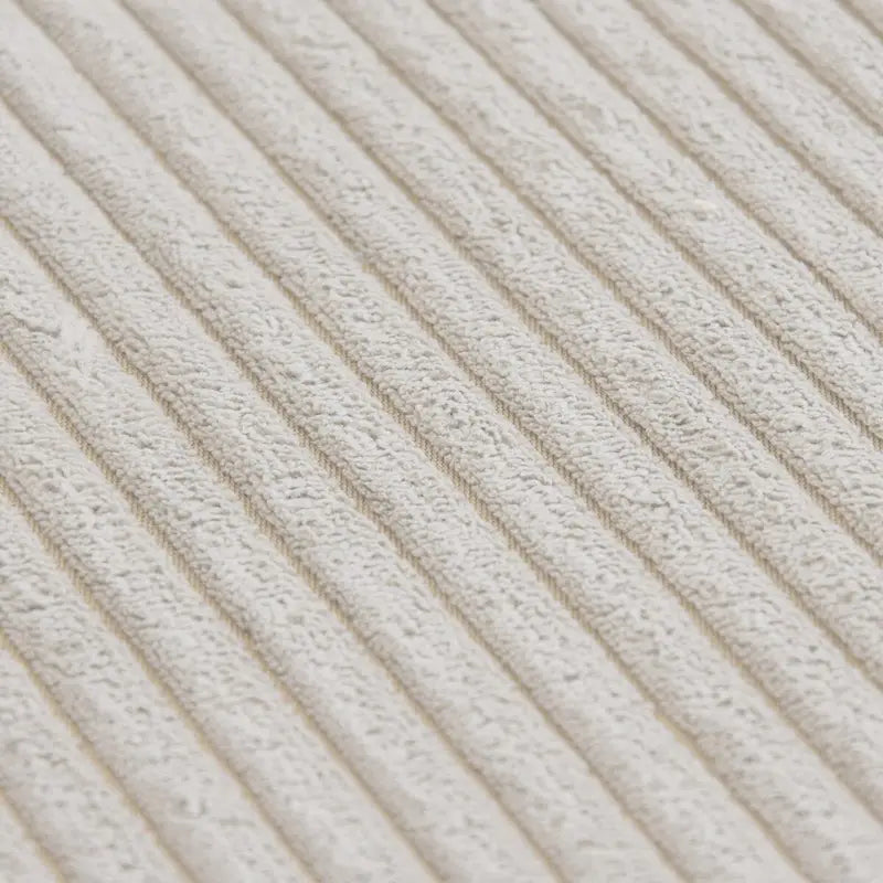 Juego de sofá seccional modular de pana beige/negro/marrón claro, con capacidad para 3-4 personas