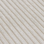 Juego de sofá seccional modular de pana beige/negro/marrón claro, con capacidad para 3-4 personas