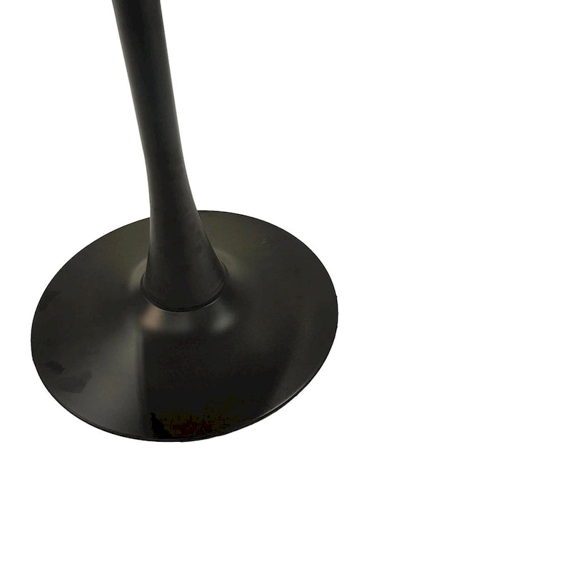Negro / Nogal+Negro / Blanco, Mesa de comedor redonda con pedestal, 2-4 plazas