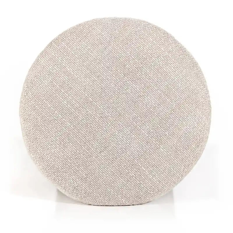 Puf otomano Wheat Drum con base en X, asiento individual