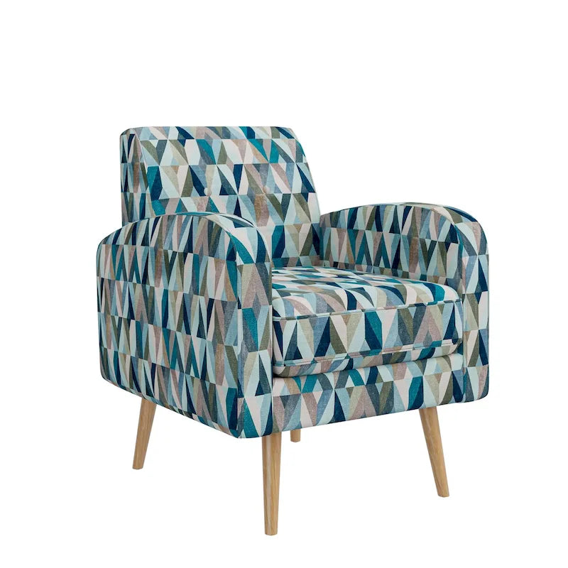 Sillón decorativo con estampado Prism, un asiento, varios colores