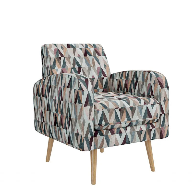 Sillón decorativo con estampado Prism, un asiento, varios colores