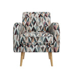 Sillón decorativo con estampado Prism, un asiento, varios colores