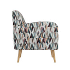 Sillón decorativo con estampado Prism, un asiento, varios colores
