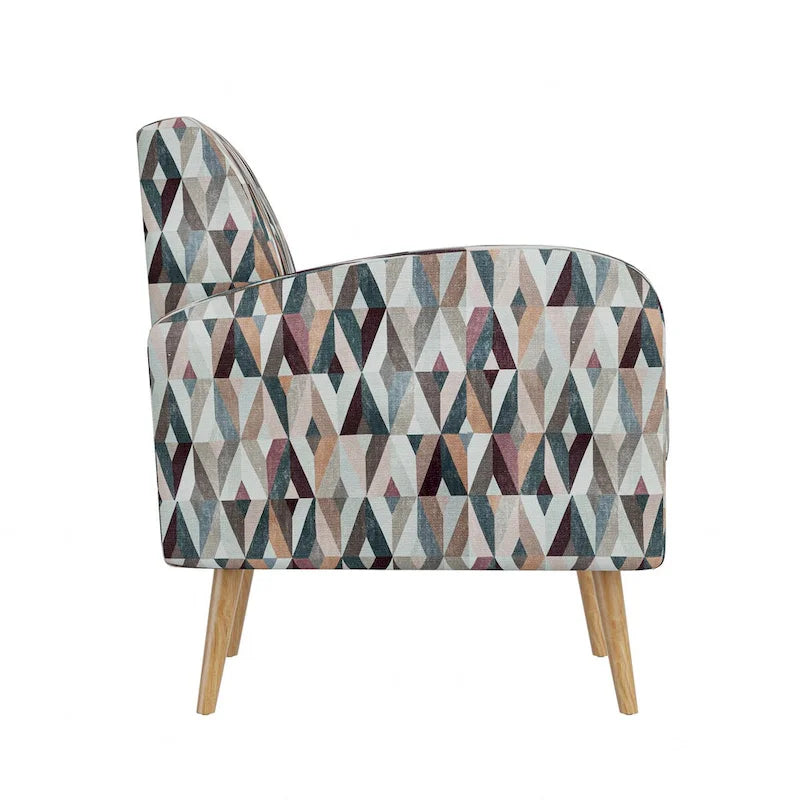 Sillón decorativo con estampado Prism, un asiento, varios colores