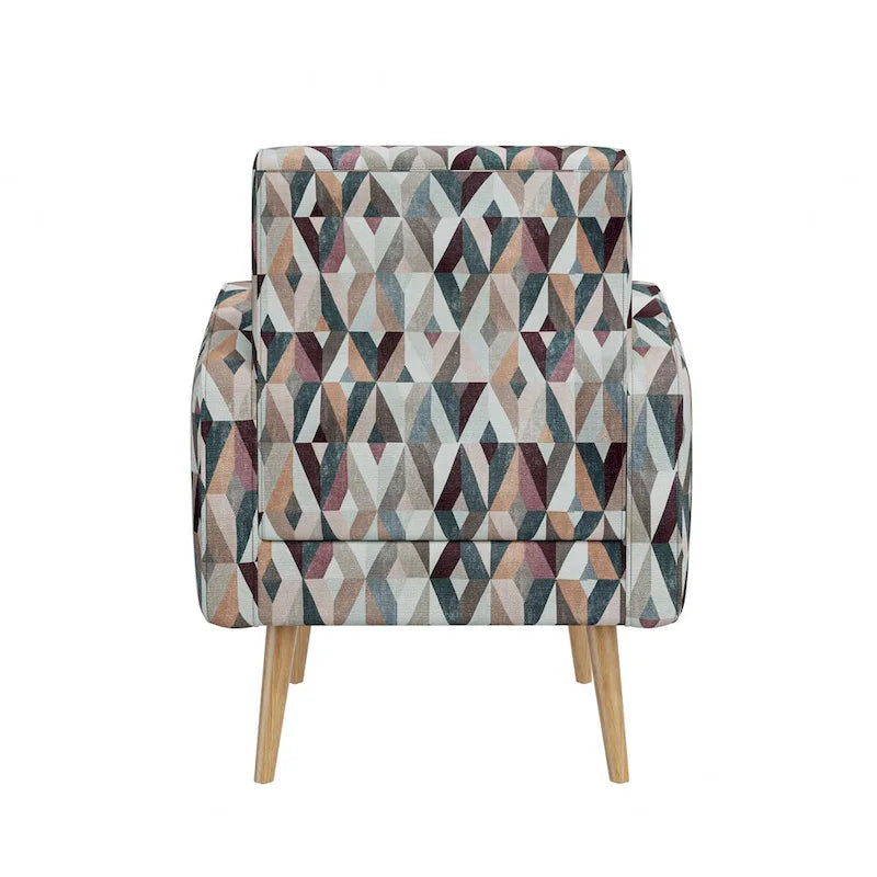 Sillón decorativo con estampado Prism, un asiento, varios colores