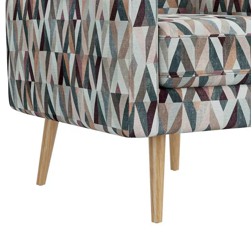 Sillón decorativo con estampado Prism, un asiento, varios colores