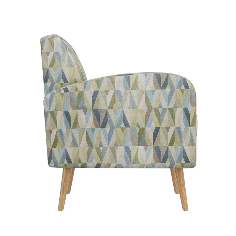 Sillón decorativo con estampado Prism, un asiento, varios colores