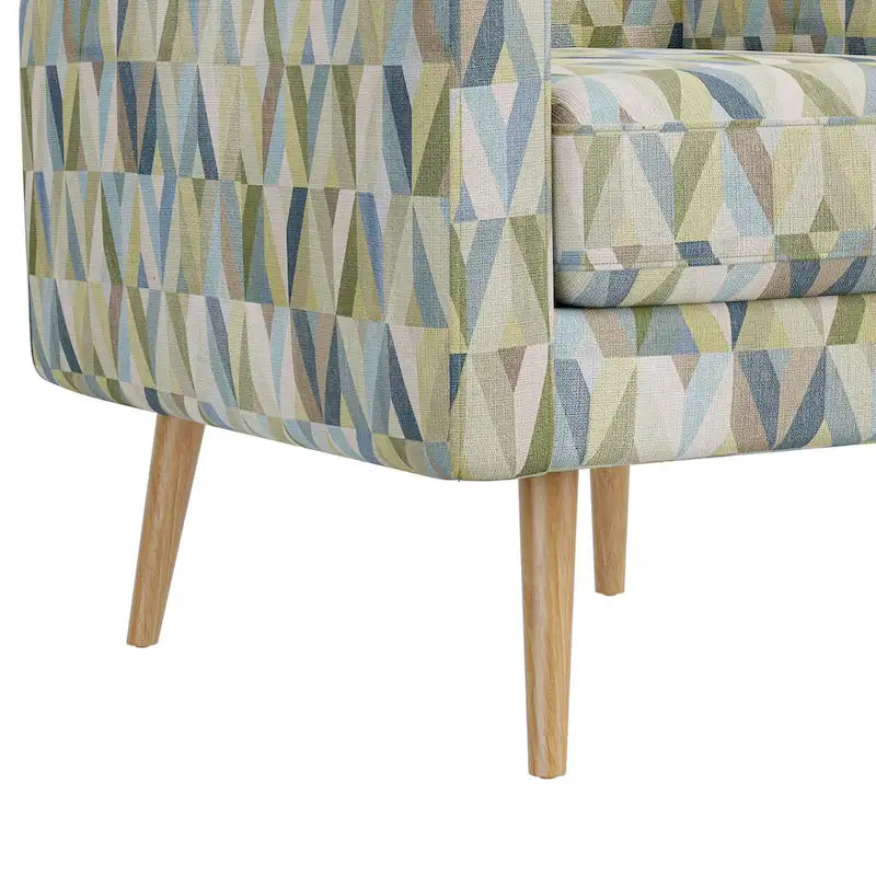 Sillón decorativo con estampado Prism, un asiento, varios colores